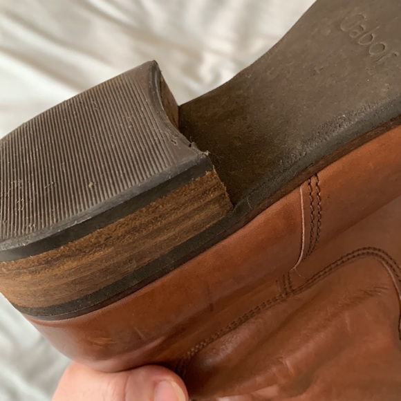 Gabor Brook Brown Leather Equestrian Riding Boot Size 6.5 - Picture 13 of 16